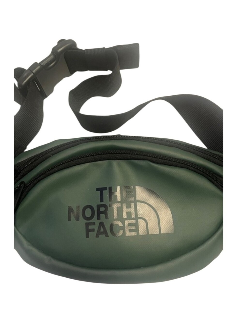 The North Face Green Waist Pack with Black Logo EUC